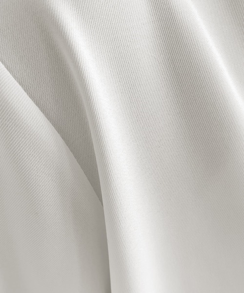 STYLE DELI（スタイルデリ）の「裾出しレイヤード用さらさらブラウス（シャツ/ブラウス・レディース・ホワイト・FREE）」の11枚目の写真