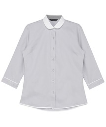 TOKYO SHIRTS | 形態安定ノンアイロン ラウンド 7分袖ビジネスワイシャツ(ビジネスシャツ)