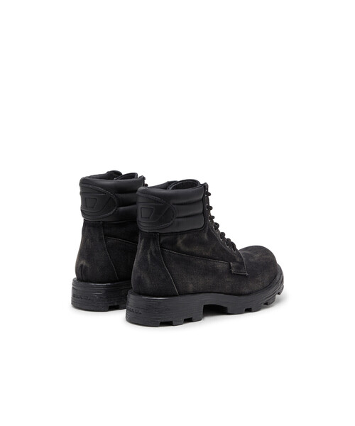 DIESEL（ディーゼル）の「メンズ レースアップブーツ D-HAMMER LACE UP（ブーツ・メンズ・ブラック系その他・42）」の3枚目の写真
