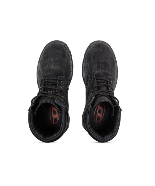 DIESEL（ディーゼル）の「メンズ レースアップブーツ D-HAMMER LACE UP（ブーツ・メンズ・ブラック系その他・42）」の5枚目の写真