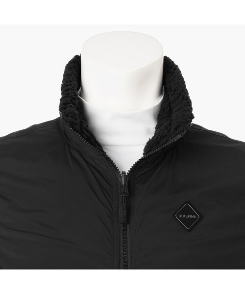 BRIEFING（ブリーフィング）の「【BRIEFING GOLF／ブリーフィングゴルフ】HOL MS BOA QUILTED REVERSIBLE VEST（ブルゾン・メンズ・ブラック・L）」の8枚目の写真