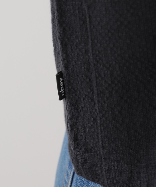 OBEY(オベイ)の「【OBEY / オベイ】 ROSES EMBELLISHED SS SHIRT(シャツ/ブラウス・レディース・ブラック・SMALL/MEDIUM)」の5枚目の写真