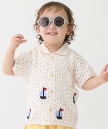 petit main | クロシェ開衿シャツ(シャツ/ブラウス)