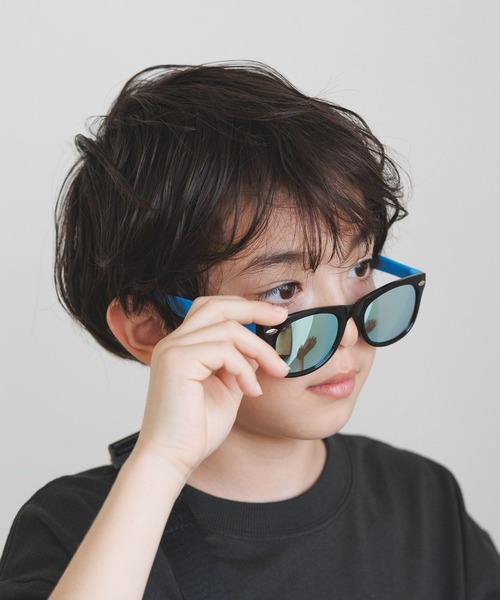 BAYFLOW（ベイフロー）の「[UVカット]ウェリントンサングラス(KIDS)（サングラス・キッズ・ブラック/イエロー/ブルー・FREE）」の20枚目の写真