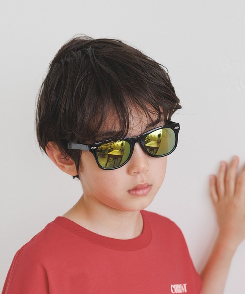 BAYFLOW（ベイフロー）の「[UVカット]ウェリントンサングラス(KIDS)（サングラス・キッズ・ブラック/イエロー/ブルー・FREE）」の17枚目の写真