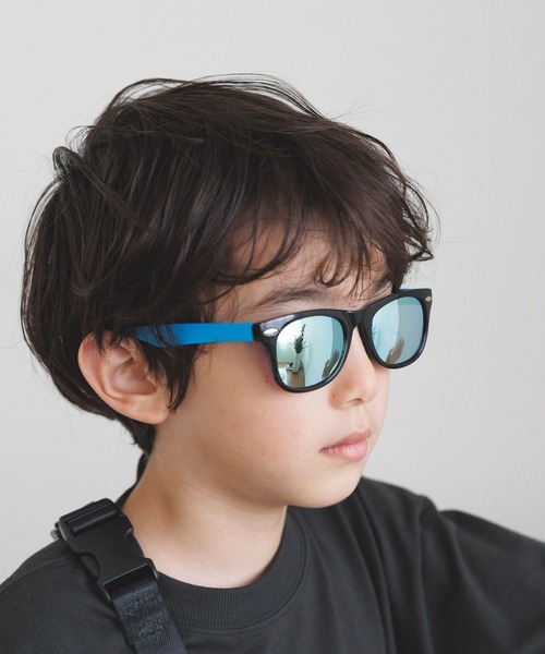BAYFLOW（ベイフロー）の「[UVカット]ウェリントンサングラス(KIDS)（サングラス・キッズ・ブラック/イエロー/ブルー・FREE）」の18枚目の写真