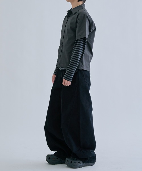 EPNK（イーピーエヌケー）の「Seamcurve cotton pants / シームカーブコットンパンツ（その他パンツ・メンズ・カーキ/ブラック/ブラウン・SMALL/MEDIUM/LARGE）」の21枚目の写真
