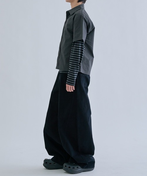 EPNK（イーピーエヌケー）の「Seamcurve cotton pants / シームカーブコットンパンツ（その他パンツ・メンズ・カーキ/ブラック/ブラウン・SMALL/MEDIUM/LARGE）」の20枚目の写真