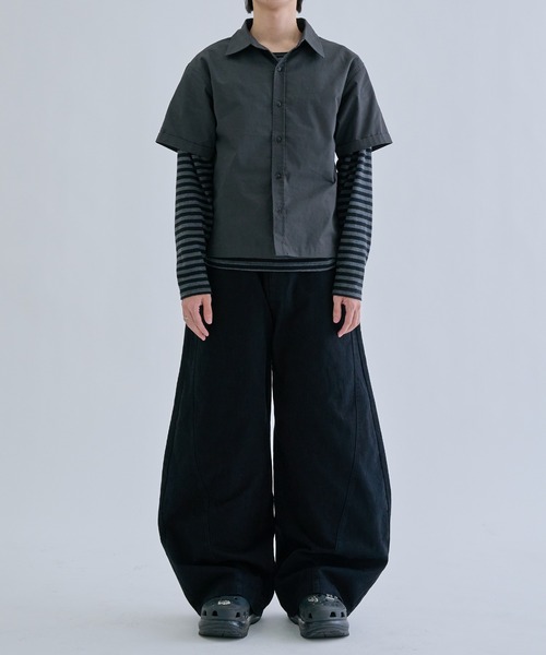 EPNK（イーピーエヌケー）の「Seamcurve cotton pants / シームカーブコットンパンツ（その他パンツ・メンズ・カーキ/ブラック/ブラウン・SMALL/MEDIUM/LARGE）」の19枚目の写真