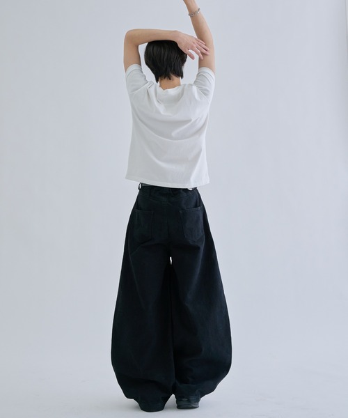EPNK（イーピーエヌケー）の「Seamcurve cotton pants / シームカーブコットンパンツ（その他パンツ・メンズ・カーキ/ブラック/ブラウン・SMALL/MEDIUM/LARGE）」の16枚目の写真