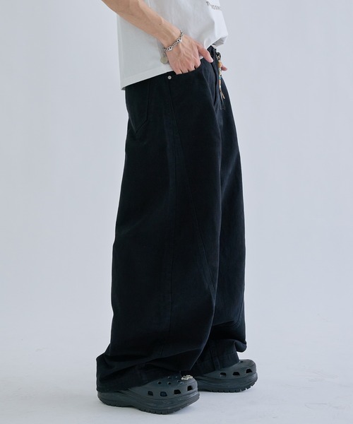 EPNK(イーピーエヌケー)の「Seamcurve cotton pants / シームカーブコットンパンツ(その他パンツ・メンズ・カーキ/ブラック/ブラウン・SMALL/MEDIUM/LARGE)」の18枚目の写真