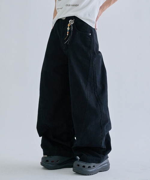 EPNK(イーピーエヌケー)の「Seamcurve cotton pants / シームカーブコットンパンツ(その他パンツ・メンズ・カーキ/ブラック/ブラウン・SMALL/MEDIUM/LARGE)」の19枚目の写真