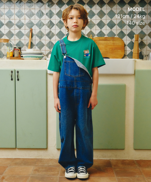 MUSINSA STANDARD KIDS（ムシンサスタンダードキッズ）の「[スロコースターコラボ] ガードナーズアイコンTシャツ [アイリッシュグリーン]（Tシャツ/カットソー・レディース・その他・120/140/150/160/130）」の2枚目の写真