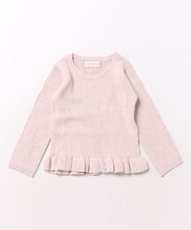 sunny branch（サニーブランチ）の「★Quincy Mae★25AW / Rib Knit Peplum Top（Tシャツ/カットソー）」