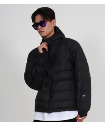 BUTTON SEOUL（ボタンソウル）の「[ダウン90/10] 3M生地ハンドウォーマー軽量フード付きダウンジャケット（ブラック）（ダウンジャケット/コート）」