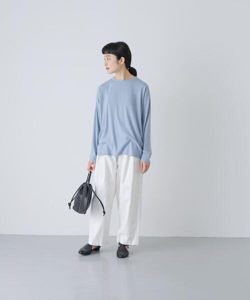 かぐれ(カグレ)の「ドライコットンルーズカットソー(Tシャツ/カットソー・レディース・ブルー/イエロー/ピンク・FREE)」の19枚目の写真