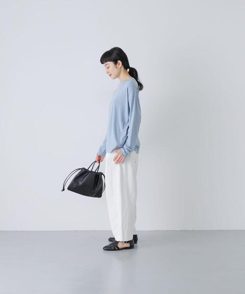 かぐれ(カグレ)の「ドライコットンルーズカットソー(Tシャツ/カットソー・レディース・ブルー/イエロー/ピンク・FREE)」の20枚目の写真