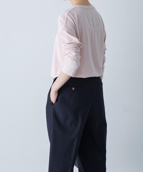かぐれ(カグレ)の「ドライコットンルーズカットソー(Tシャツ/カットソー・レディース・ブルー/イエロー/ピンク・FREE)」の16枚目の写真