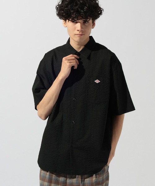 DANTON(ダントン)の「【DANTON(ダントン)】半袖シャツ(シャツ/ブラウス・メンズ・オフホワイト/ブラック・LARGE/MEDIUM)」の8枚目の写真