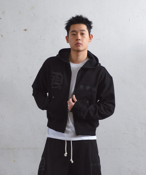 BLACK star パーカーのみ セール】D-Star Hoodie Zip Up BLACK（パーカー）｜AMOU（アモウ）の
