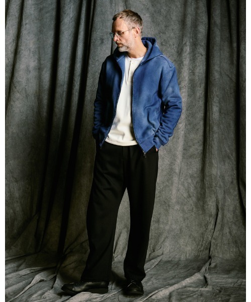 wjk(ダヴルジェイケイ)の「fade zip-up hoodie(ブルゾン・メンズ・ブラック/ベージュ/ネイビー・SMALL/MEDIUM/LARGE/X-LARGE)」の20枚目の写真