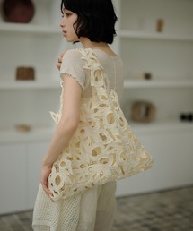 botanical cutwork shoulder bag/ボタニカルカットワークショルダーバッグ