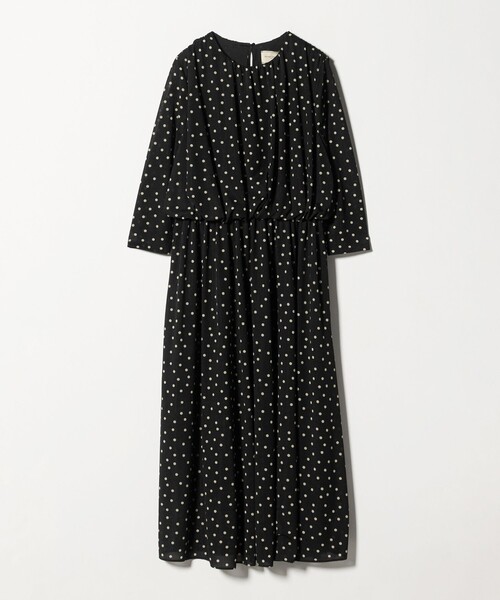 UNITED ARROWS(ユナイテッドアローズ)の「ギャザー ドレープ ワンピース ‐ウォッシャブル‐(ワンピース・レディース・その他1/ネイビー・36/38)」の2枚目の写真