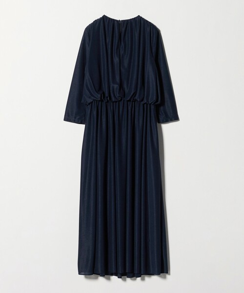 UNITED ARROWS(ユナイテッドアローズ)の「ギャザー ドレープ ワンピース ‐ウォッシャブル‐(ワンピース・レディース・その他1/ネイビー・36/38)」の8枚目の写真
