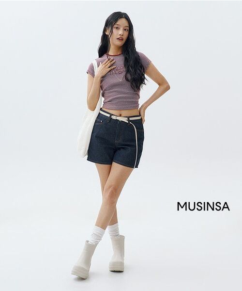 MUSINSA STANDARD WOMAN(ムシンサスタンダードウーマン)の「ウーマンズタイドレインブーツ【クリーム】(レインシューズ・レディース・その他・23cm/24cm/25cm)」の12枚目の写真