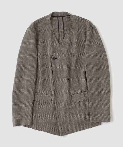 YUKI HASHIMOTO / ユウキハシモト YNECK JACKET（ノーカラージャケット
