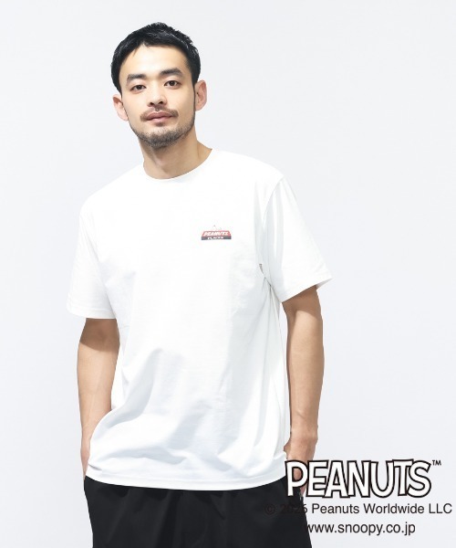 PEANUTS(ピーナッツ)の「ピーナッツ グラフィックTシャツ ピザ(Tシャツ/カットソー・メンズ・オフホワイト/チャコールグレー/イエロー・S/M/L/LL/3L)」の2枚目の写真