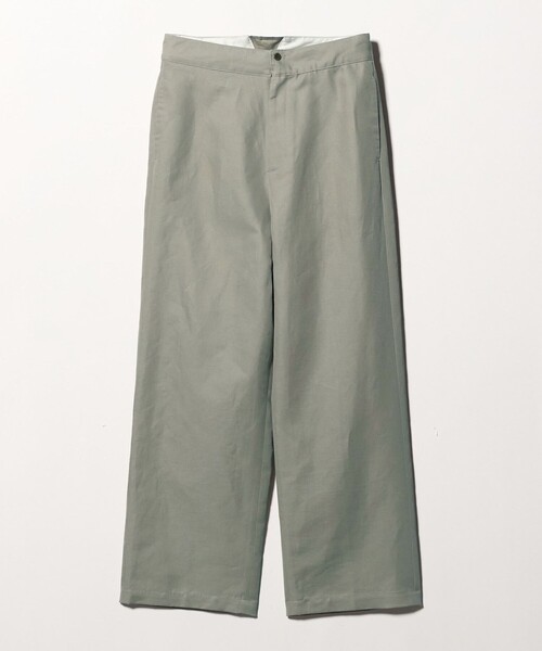 Steven Alan＞バックシンチ ワイドストレート パンツ（チノパンツ