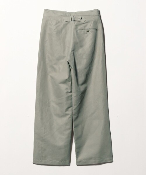 Steven Alan＞バックシンチ ワイドストレート パンツ（チノパンツ