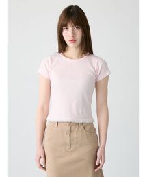 FURFUR（ファーファー）の「フリルヘムコンパクトTシャツ（Tシャツ/カットソー）」