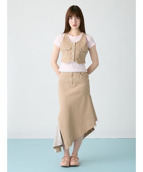FURFUR(ファーファー)の「フリルヘムコンパクトTシャツ(Tシャツ/カットソー・レディース・ブラック/ピンク/ホワイト/イエロー・F)」の12枚目の写真