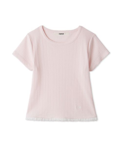 FURFUR(ファーファー)の「フリルヘムコンパクトTシャツ(Tシャツ/カットソー・レディース・ブラック/ピンク/ホワイト/イエロー・F)」の16枚目の写真