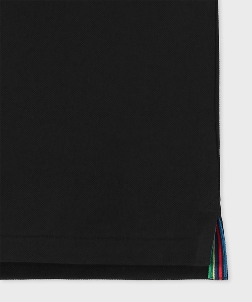 PS Paul Smith(ピーエスポールスミス)の「スポーツストライプ ポロシャツ【162504 534LRN】(ポロシャツ・メンズ・ブラック/ホワイト・MEDIUM/X-LARGE/LARGE/XX-LARGE/SMALL)」の6枚目の写真