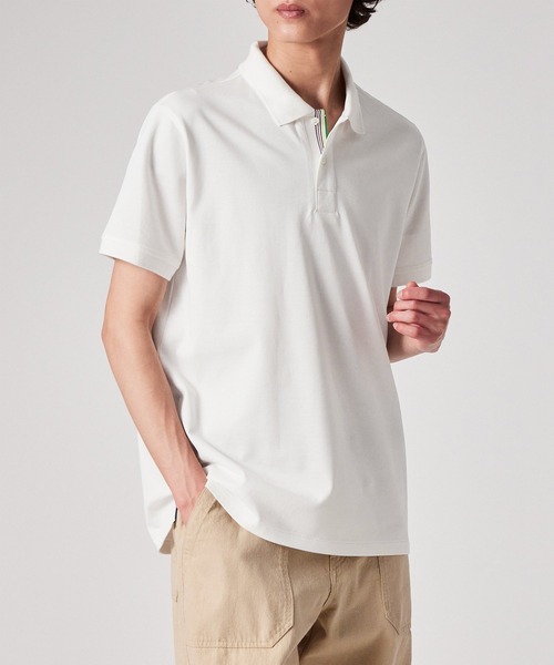 PS Paul Smith(ピーエスポールスミス)の「スポーツストライプ ポロシャツ【162504 534LRN】(ポロシャツ・メンズ・ブラック/ホワイト・MEDIUM/X-LARGE/LARGE/XX-LARGE/SMALL)」の8枚目の写真