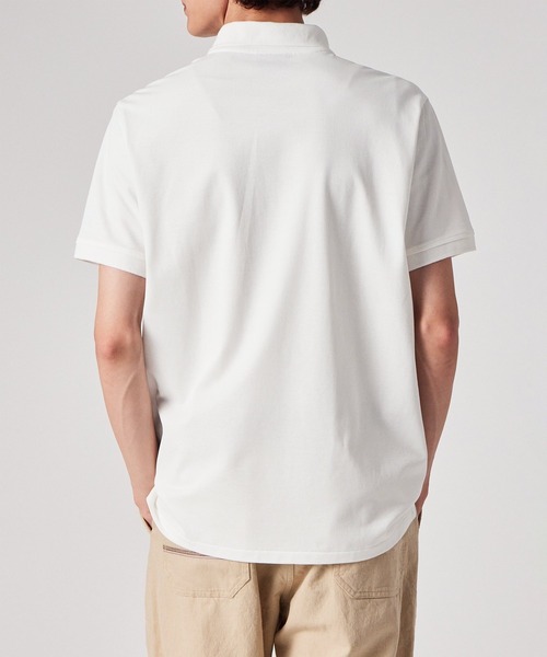 PS Paul Smith(ピーエスポールスミス)の「スポーツストライプ ポロシャツ【162504 534LRN】(ポロシャツ・メンズ・ブラック/ホワイト・MEDIUM/X-LARGE/LARGE/XX-LARGE/SMALL)」の9枚目の写真