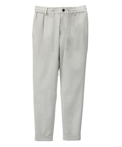 AKM（エイケイエム）の「SWING EASY PANTS (DOUBLE)（その他パンツ・メンズ・ネイビー/グレー×ホワイト/ブラック・MEDIUM）」の2枚目の写真