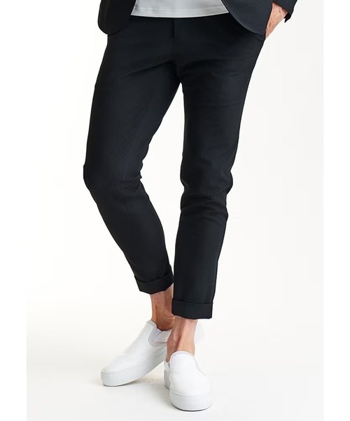 AKM（エイケイエム）の「SWING EASY PANTS (DOUBLE)（その他パンツ・メンズ・ネイビー/グレー×ホワイト/ブラック・MEDIUM）」の5枚目の写真