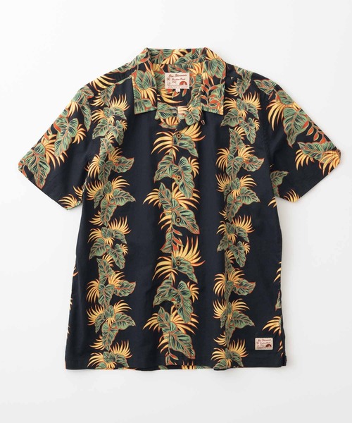 Ben Sherman（ベンシャーマン）の「ボタニカルリーフプリントシャツ（シャツ/ブラウス・メンズ・ブラック・MEDIUM/LARGE）」の5枚目の写真