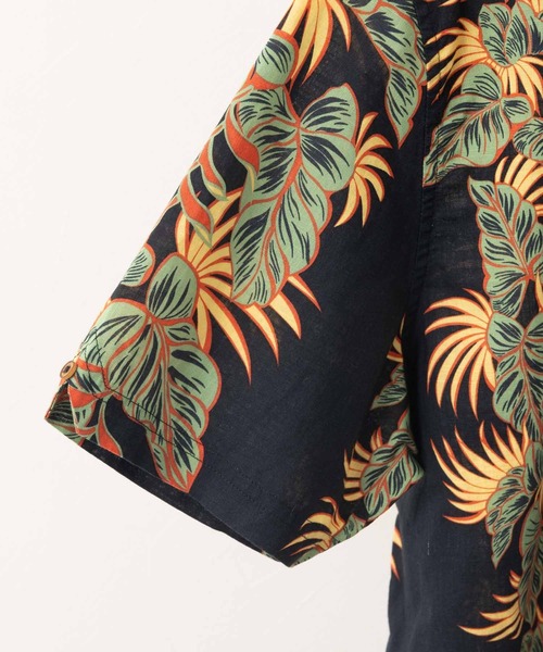 Ben Sherman（ベンシャーマン）の「ボタニカルリーフプリントシャツ（シャツ/ブラウス・メンズ・ブラック・MEDIUM/LARGE）」の9枚目の写真