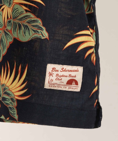 Ben Sherman（ベンシャーマン）の「ボタニカルリーフプリントシャツ（シャツ/ブラウス・メンズ・ブラック・MEDIUM/LARGE）」の10枚目の写真