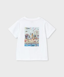 Paul Smith JUNIOR | ジュニア オーシャン・シーサイド ポストカード Tシャツ / 893197 3561213(Tシャツ/カットソー)