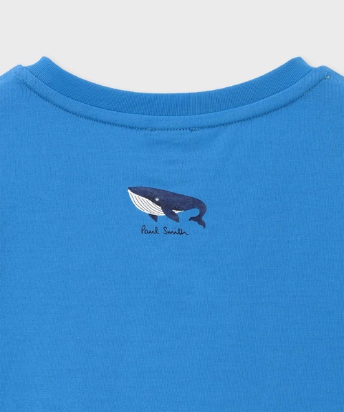 Paul Smith JUNIOR(ポールスミスジュニア)の「ジュニア オーシャン・シーサイド ポストカード Tシャツ / 893197 3561213(Tシャツ/カットソー・キッズ・オフホワイト/ブルー・130cm/120cm/100cm/110cm)」の4枚目の写真