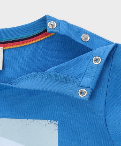 Paul Smith JUNIOR(ポールスミスジュニア)の「ジュニア オーシャン・シーサイド ポストカード Tシャツ / 893197 3561213(Tシャツ/カットソー・キッズ・オフホワイト/ブルー・130cm/120cm/100cm/110cm)」の6枚目の写真