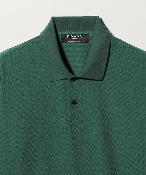 green label relaxing(グリーンレーベルリラクシング)の「KIVANC 半袖 ポロシャツ(ポロシャツ・メンズ・ライトグレー/ブラック/ケリーグリーン/ネイビー・XL/L/S/M)」の6枚目の写真
