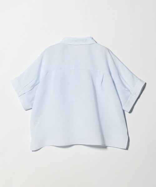 BEAUTY&YOUTH UNITED ARROWS(ビューティーアンドユースユナイテッドアローズ)の「レーヨンポリエステル ストライプ チュニック(シャツ/ブラウス・レディース・ライム/ブラック/ライトブルー・FREE)」の16枚目の写真