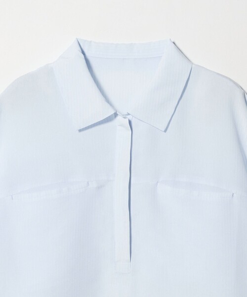 BEAUTY&YOUTH UNITED ARROWS(ビューティーアンドユースユナイテッドアローズ)の「レーヨンポリエステル ストライプ チュニック(シャツ/ブラウス・レディース・ライム/ブラック/ライトブルー・FREE)」の17枚目の写真